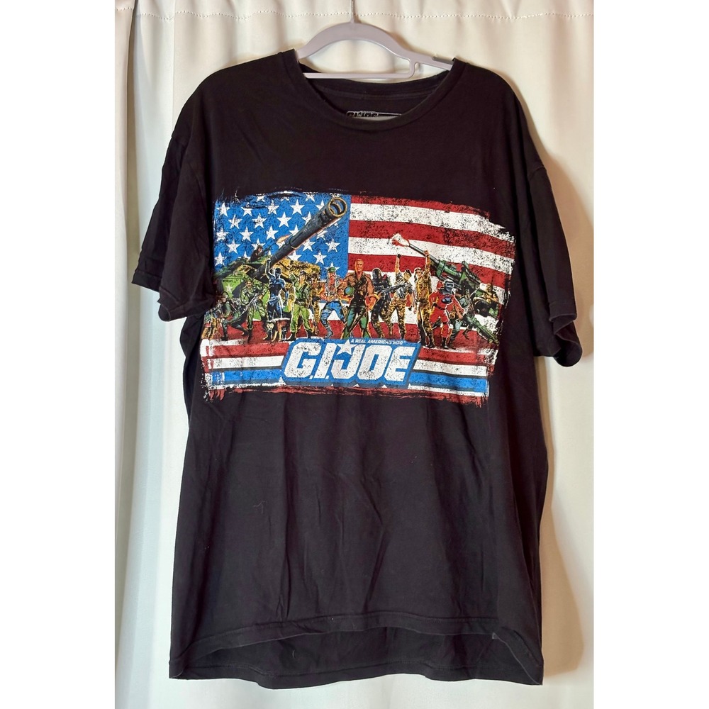 GI Joe American Hero VGT 2007 Graphic T-Shirt Black Mens XL Retro Hasbro 2007